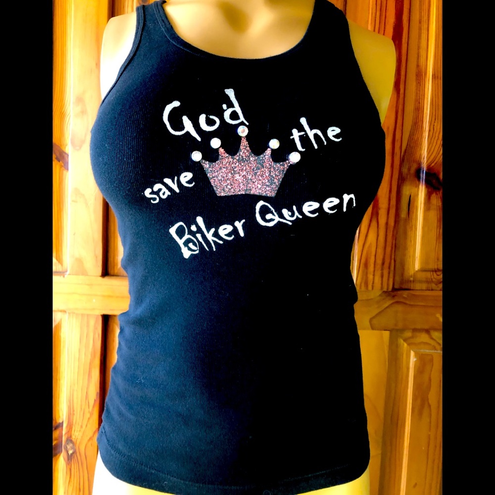 Pink Sparkle ✨Biker Queen Top👑